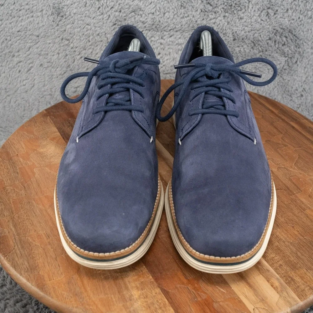 Cole Haan OriginalGrand Cloudfeel Nubuck Casual Oxfords C33811 Navy Men's 10 M